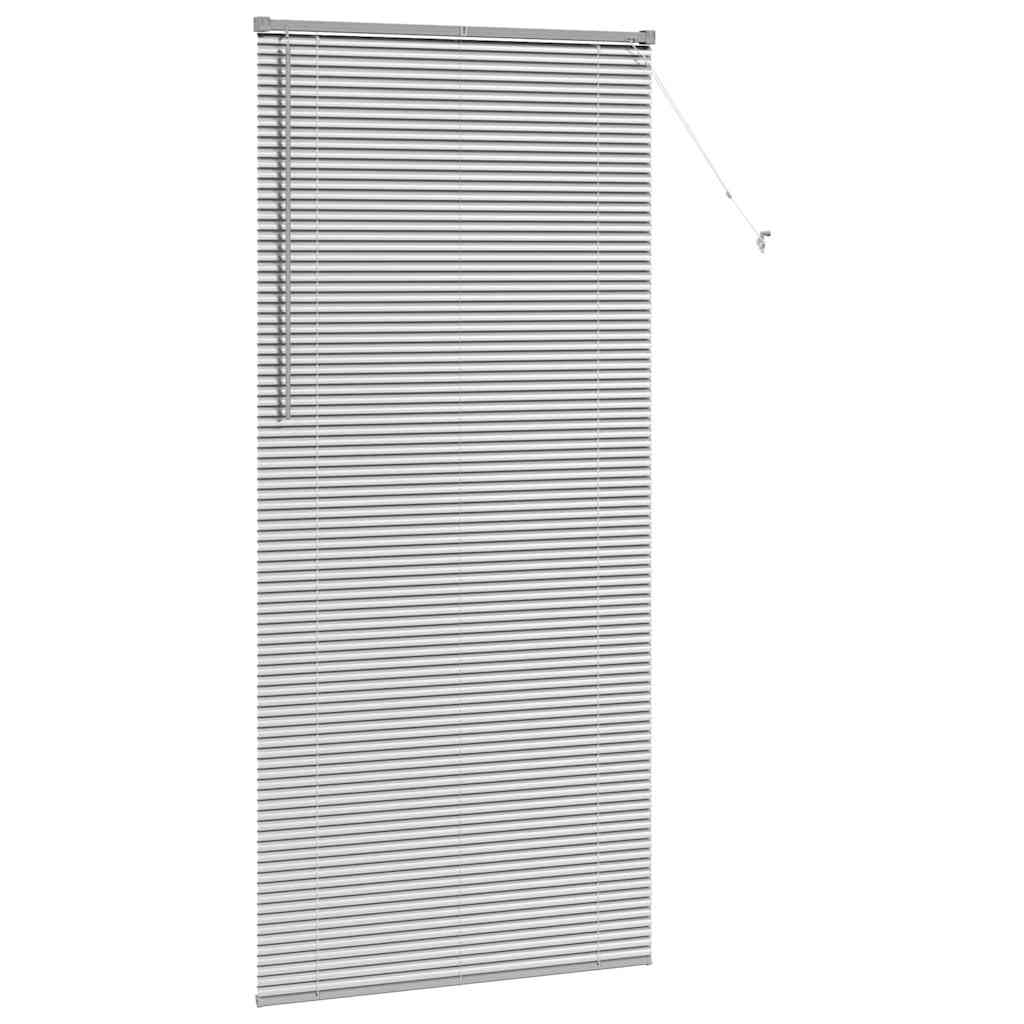 vidaXL Venetian Blinds Silver 220 x 100 cm Aluminium 5