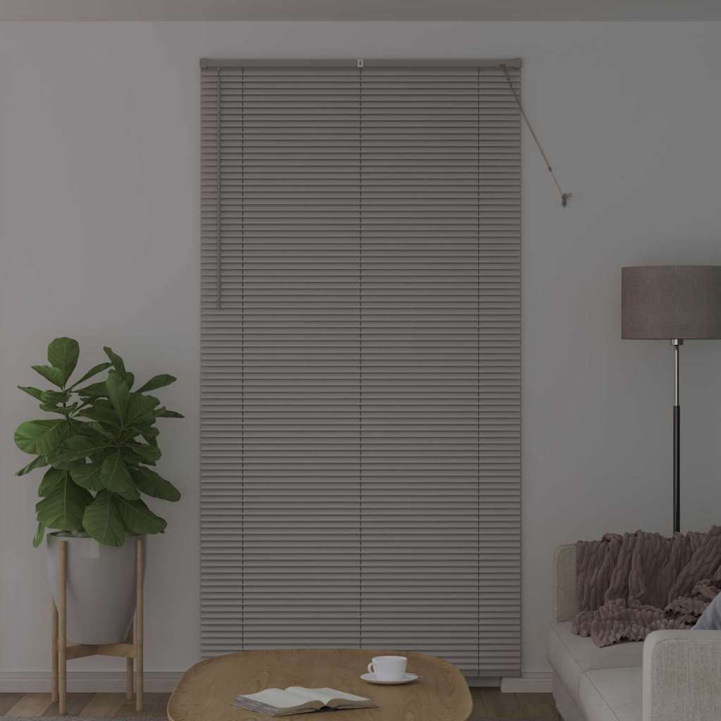 vidaXL Venetian Blinds Silver 220 x 115 cm Aluminium 3