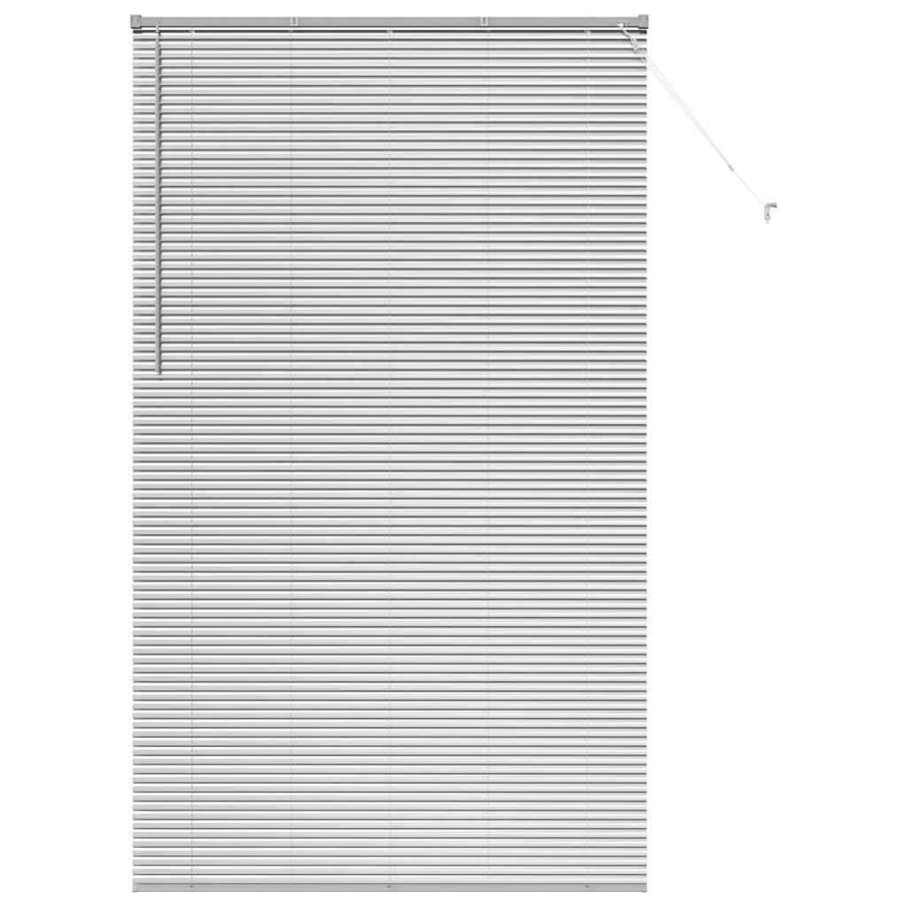 vidaXL Venetian Blinds Silver 220 x 125 cm Aluminium 2