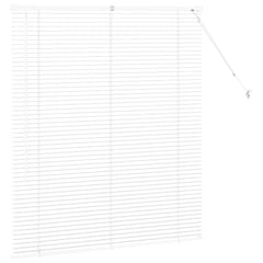vidaXL Venetian Blinds White 130 x 115 cm Aluminium 6
