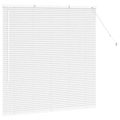 vidaXL Venetian Blinds White 130 x 125 cm Aluminium 5
