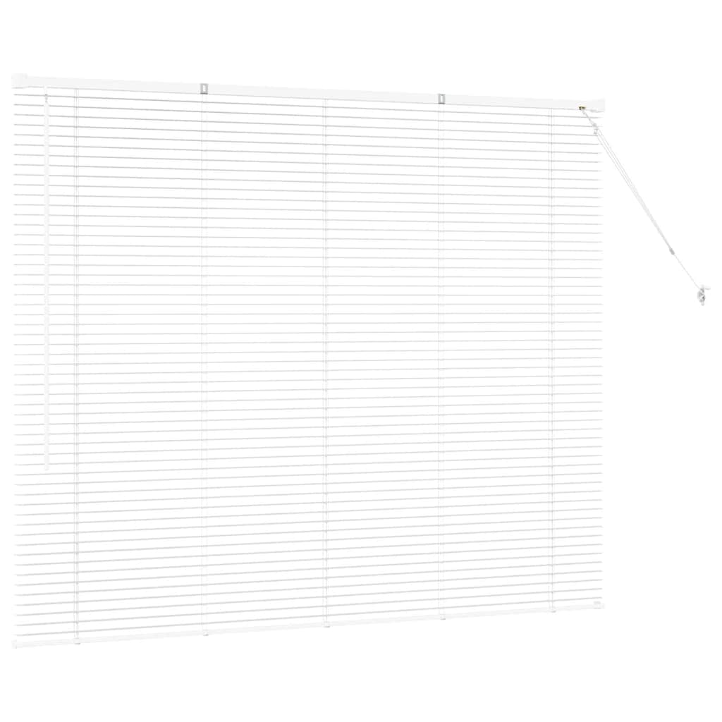 vidaXL Venetian Blinds White 130 x 155 cm Aluminium 6