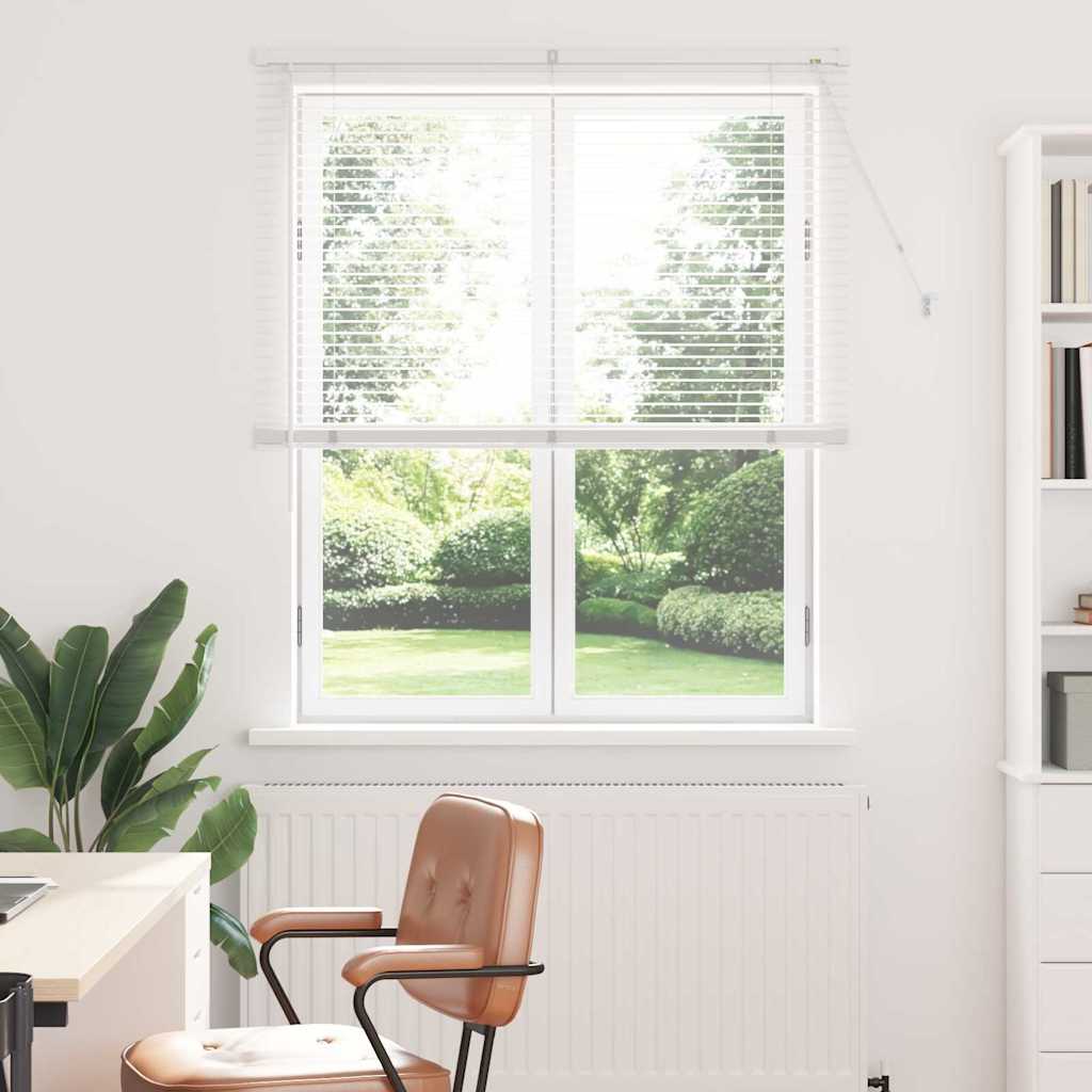 vidaXL Venetian Blinds White 175 x 110 cm Aluminium 1