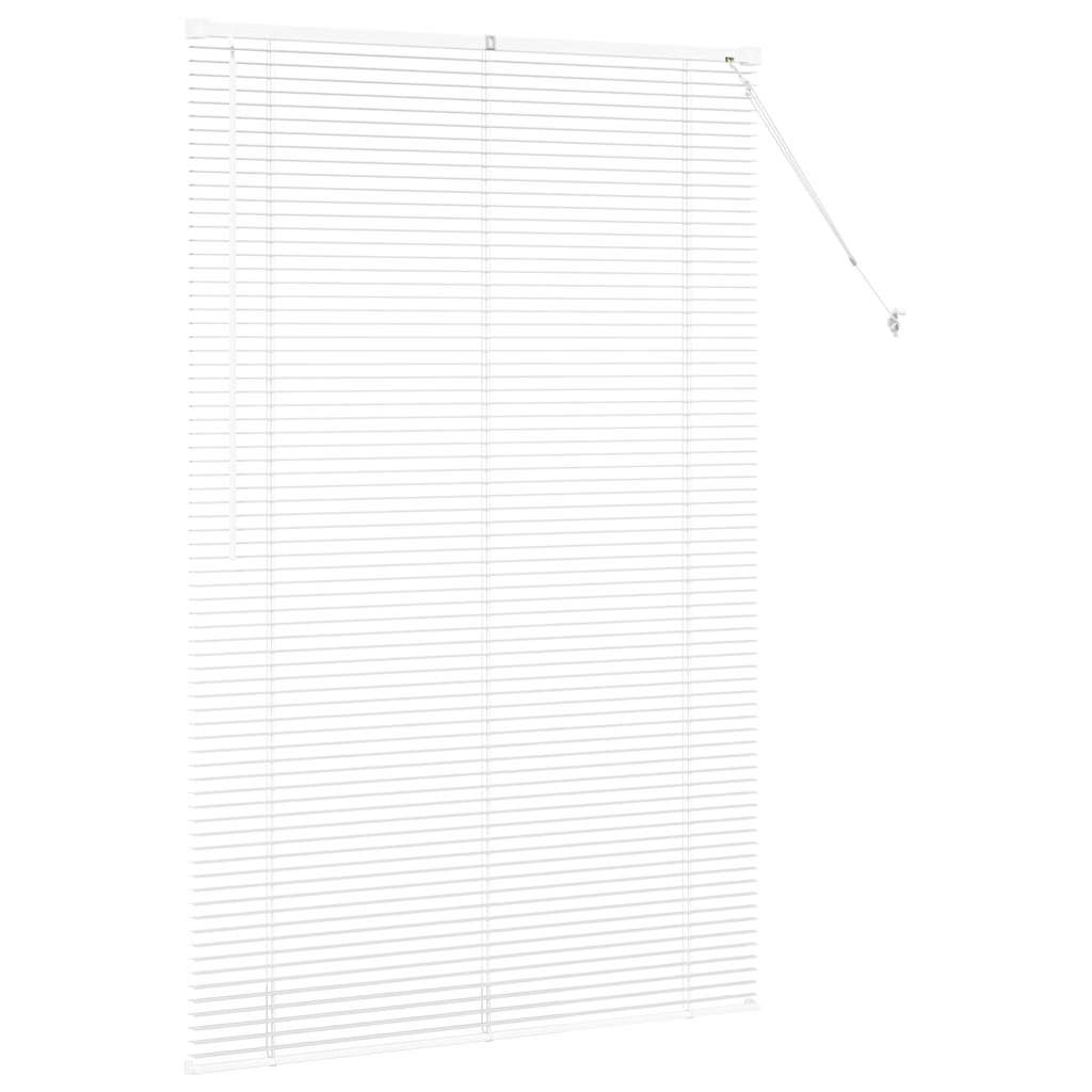 vidaXL Venetian Blinds White 175 x 110 cm Aluminium 6