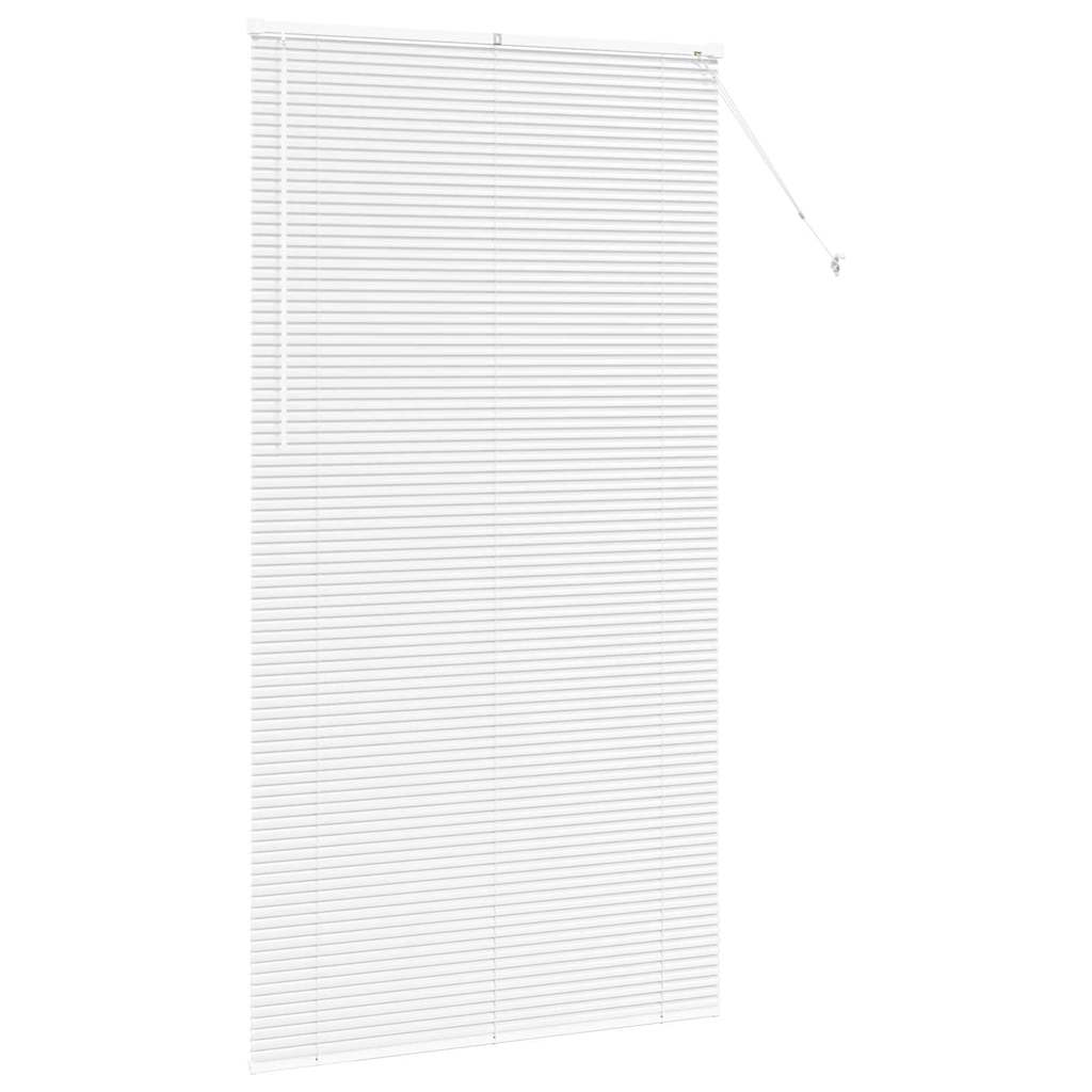 vidaXL Venetian Blinds White 220 x 110 cm Aluminium 5