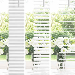 vidaXL Venetian Blinds White 220 x 130 cm Aluminium 4