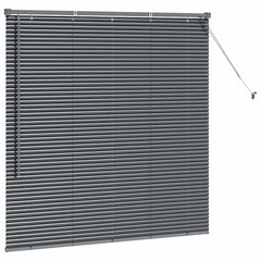 vidaXL Venetian Blinds Dark Grey 130 x 125 cm Aluminium 5
