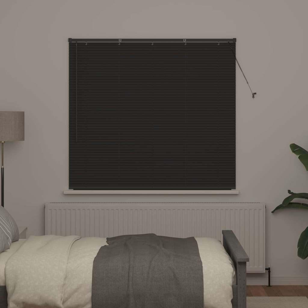 vidaXL Venetian Blinds Dark Grey 130 x 140 cm Aluminium 3