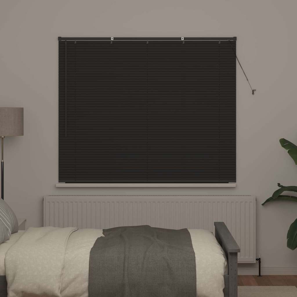 vidaXL Venetian Blinds Dark Grey 130 x 160 cm Aluminium 3