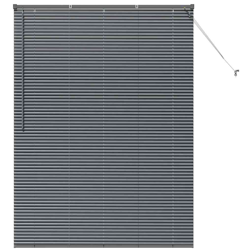 vidaXL Venetian Blinds Dark Grey 175 x 135 cm Aluminium 2