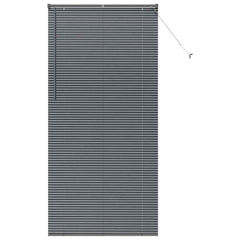 vidaXL Venetian Blinds Dark Grey 220 x 100 cm Aluminium 2