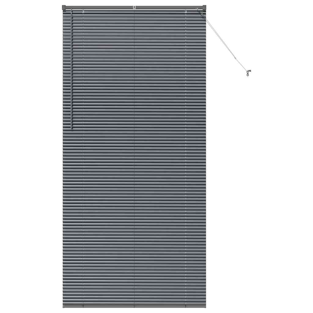 vidaXL Venetian Blinds Dark Grey 220 x 100 cm Aluminium 2
