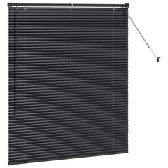 vidaXL Venetian Blinds Black 130 x 115 cm Aluminium 5
