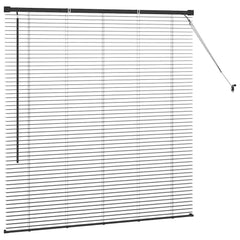 vidaXL Venetian Blinds Black 130 x 135 cm Aluminium 6