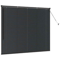 vidaXL Venetian Blinds Black 130 x 155 cm Aluminium 5