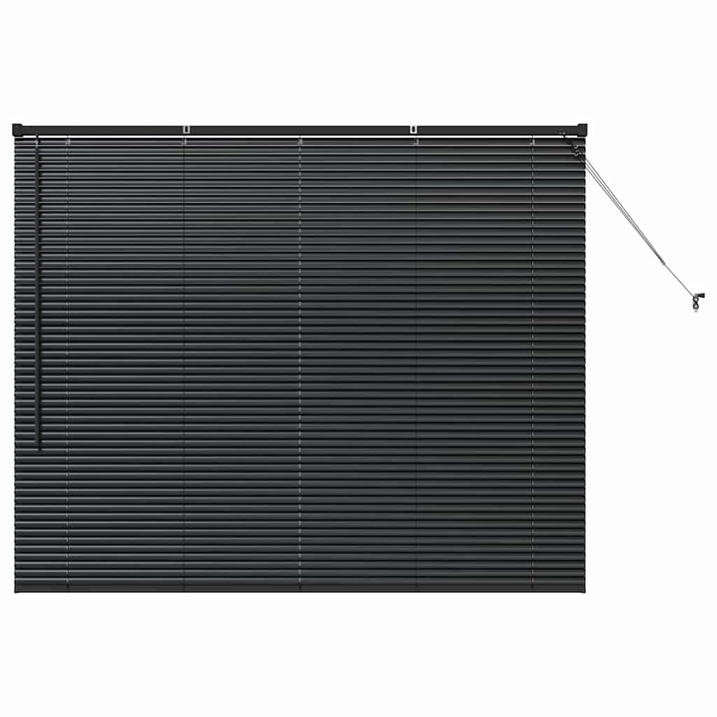 vidaXL Venetian Blinds Black 130 x 155 cm Aluminium 2