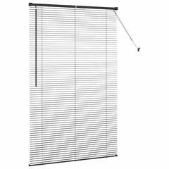 vidaXL Venetian Blinds Black 175 x 110 cm Aluminium 6