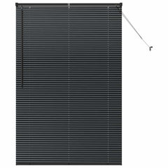vidaXL Venetian Blinds Black 175 x 110 cm Aluminium 2