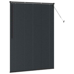 vidaXL Venetian Blinds Black 175 x 125 cm Aluminium 5