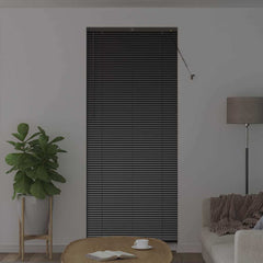 vidaXL Venetian Blinds Black 220 x 95 cm Aluminium 3