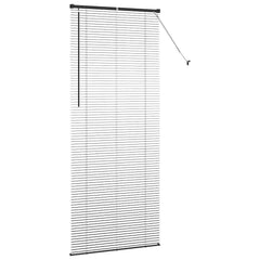 vidaXL Venetian Blinds Black 220 x 95 cm Aluminium 6