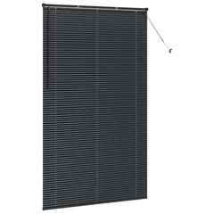 vidaXL Venetian Blinds Black 220 x 125 cm Aluminium 5