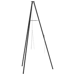 vidaXL Campfire Tripod Black 92 x 92 x 151.5 cm Steel 2