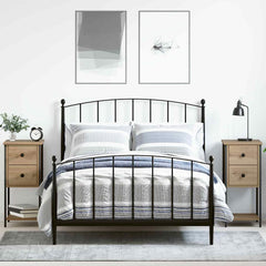 vidaXL Bedside Cabinet 32x42x70 cm Engineered Wood