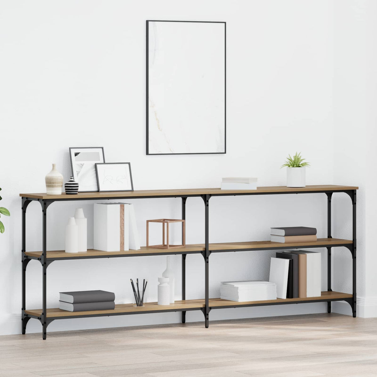 vidaXL Console Table 100x29x75 cm Engineered Wood