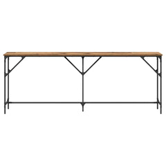 vidaXL Console Table Old Wood 200 x 29 x 75 cm 5