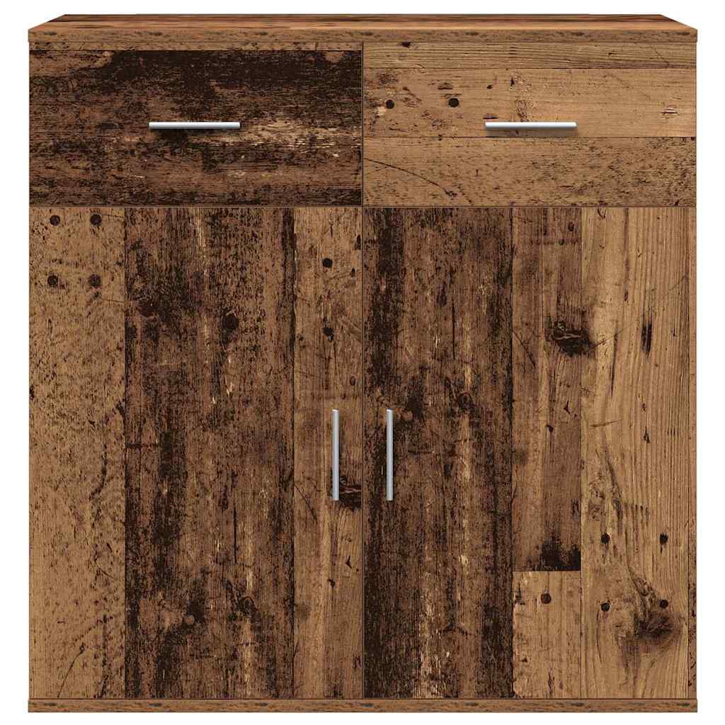 vidaXL Sideboard Old Wood 78 x 38 x 80 cm Engineered Wood 6