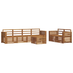 vidaXL Sofa Sets Solid Acacia Wood 2
