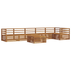 vidaXL Outdoor Sofa Set 7 pcs Natural 2