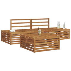 4 pcs Outdoor Sofa Natural