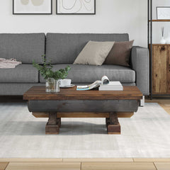 vidaXL Coffee Table Natural 90 x 50 x 35 cm Wood 3