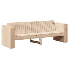 vidaXL Garden Sofa Natural 185.5 x 60 x 62 cm Solid Pine Wood 2