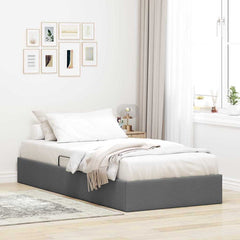 Storage Bed Fabric Dark grey