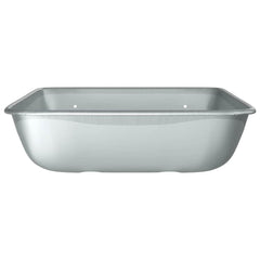 vidaXL Wheelbarrow Tray Replacement Silver 80 x 60 x 25 cm 5