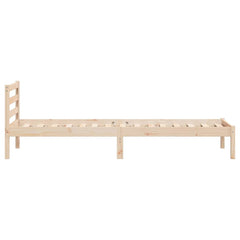 vidaXL Bed Frame Brown 215.5 x 95.5 x 69.5 cm Solid Pine Wood 6