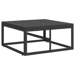 2 pcs Outdoor Furniture Metal Black and Anthracite Table
