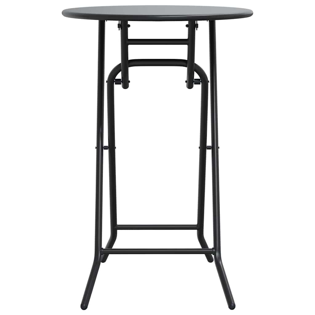 Garden Table 50 x 50 x 72 cm Metal Anthracite