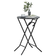 Garden Table 50 x 50 x 72 cm Metal Anthracite