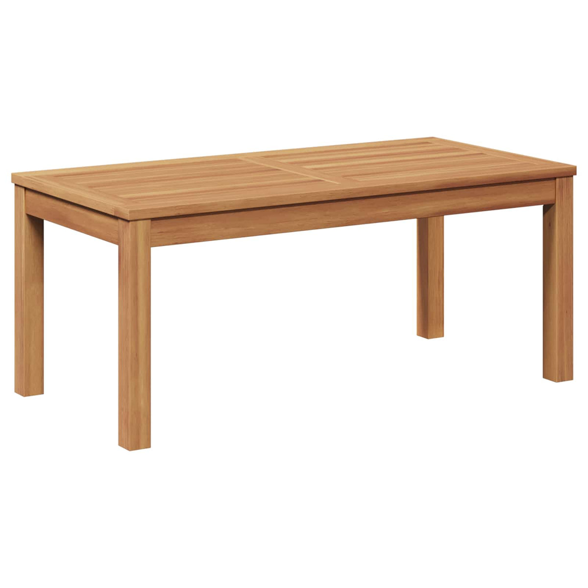 Garden Sofa Set 5 pcs Natural Solid Teak Wood 1x bench+ 2x chair+ 1x table