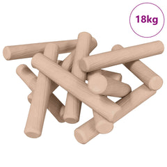 vidaXL Wooden Dowels 24000 pcs Brown Solid wood 2