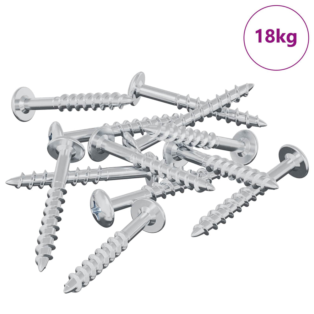 Screw Silver 9.8 x 35 mm Iron 18 kg (approx. 7792 pcs)