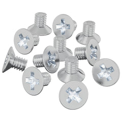 Countersunk Head Screws Silver M4 6 mm Steel 18 kg (approx. 32727 pcs)