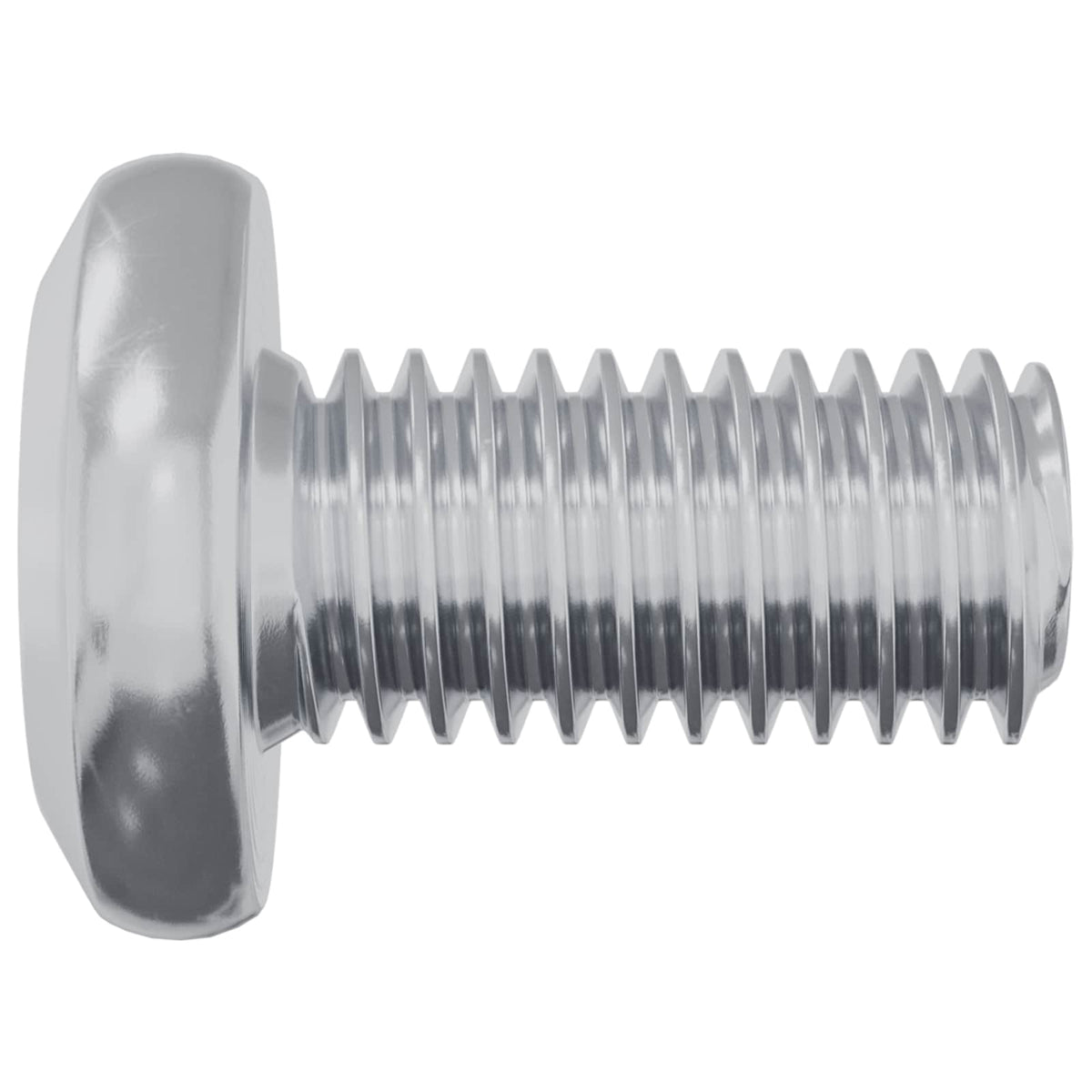 Lock Screw Plain Silver Steel M6 x 12 mm 18 kg (approx. 4865 pcs)