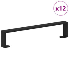 Furniture Feet Black 281 x 40.5 x 100 mm Iron 481 mm