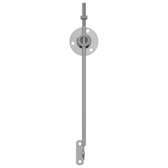 vidaXL Lid Support Hinge 2 pcs Silver 194 x 36 x 18 mm Iron 3