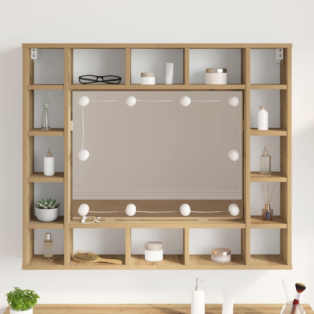 vidaXL Mirror Lights 12 pcs White 4.5 x 4.5 x 4.7 cm Plastic 1